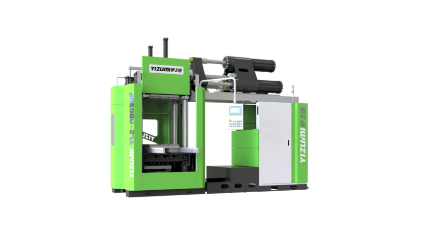 Injection machine with large injection volume